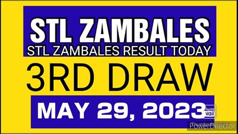 stl zambales result today 3rd draw|PCSO Official .